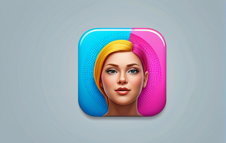 **Vibrant app icon:** A visually appealing app icon that instantly grabs attention and hints at a modern, stylish brand. Use a simple, clean design with bold colors, conveying energy and innovation.
